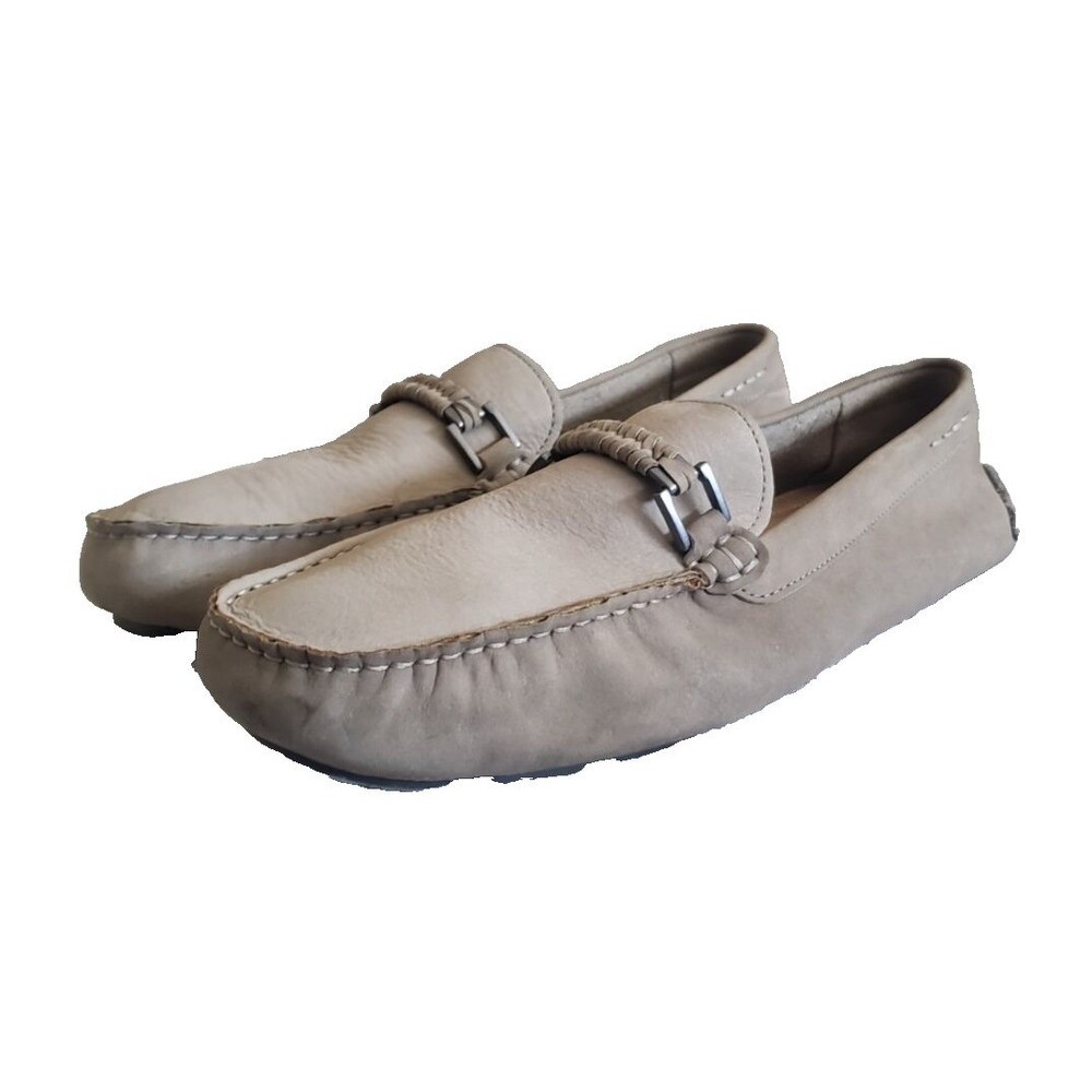 GH Bass And Co Wheldon Braid Bit Beige Men’s Driving Loafers Size 10.5M